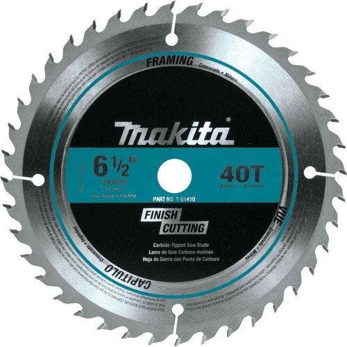 Makita Hartmetallspitze Kreissägeblatt 6-1/2 Zoll 40T Stahlplatte Schneiden - Bild 8 von 12