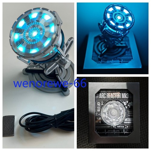 Arc Reactor Chest Light Iron Man Gen3 Palladium Elemental Model 5.9" Cosplay Toy - Picture 1 of 20