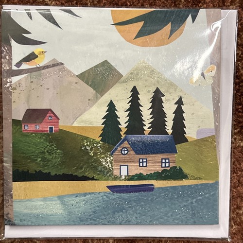 Treasures Pop Up Father’s Day / Birthday Greeting Card  - MOUNTAIN LAKE - Picture 1 of 3