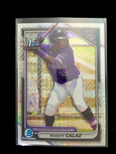 2024 Bowman Chrome Mega Box Robert Calaz 1st Mojo Refractor
