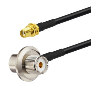 SMA-Female-to-UHF-SO-239-Female-Bulkhead-Ham-Radio-Antenna-Adapter-Cable-5m