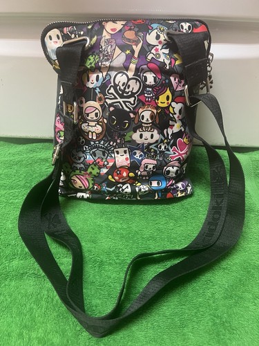 Tokidoki Crossbody Shoulder Bag with Unicorn Charm Keychain Brand New 9” X 8” - Picture 3 of 9