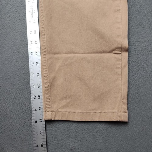 Mugsy Jeans Belmonts Pants Mens 33x28 Khaki Chino Stretch Slim Fit Casual - Picture 9 of 12