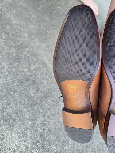 ALDO Herrenschuhe Nikirk - Größe 14 US - BRANDNEU - Cognac Elegant Buisness Freizeit  - Bild 4 von 14