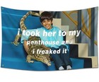 I Took Her To My Penthouse Large Tapestry Flag Ravi From Tv’s Jessie 60 X 36