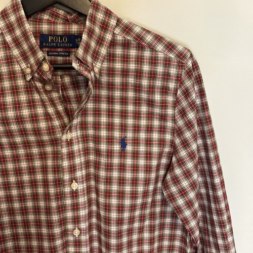 Ralph Lauren Natural Stretch Button Down Shirt Plaid Youth Large 14-16 Boys - Bild 8 von 15