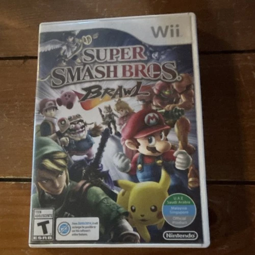 Nintendo Super Smash Bros. Brawl (Nintendo Wii, Manual Included, 2008, Fighting)