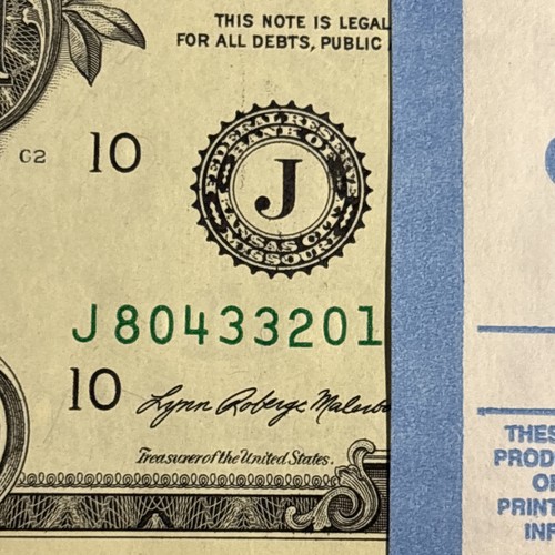 2021 $1 One Dollar FULL BEP Pack 100 Consecutive UNC Notes Malerba/Yellen Sigs - Picture 3 of 7