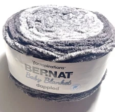 BERNAT Blanket DAPPLED Yarn. 1pk. CHARCOAL. I Combine Ship. See Details