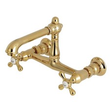 Kingston Brass KS7242AX English Country Bathroom Faucet, 6-5/8" in Spout Reac...