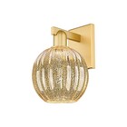 Innovations Preston 1Lt 7" Globe Wall Sconce, Gold/Mercury - 716-1W-SG-G458-7ME