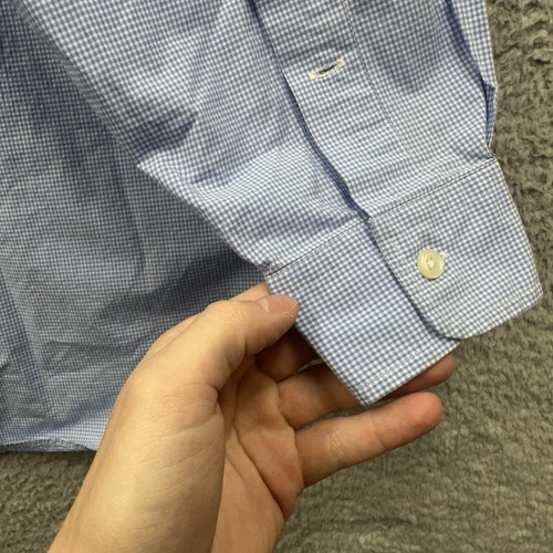 Polo Ralph Lauren Hemd Herren 3XB Blau Kariert Button Down Langarm Preppy - Bild 4 von 10
