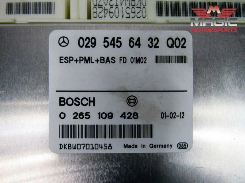Módulo de control ABS ESP 0295456432 para 00-03 Mercedes W210 E320 E55 AMG E430 Foto 2 de 4