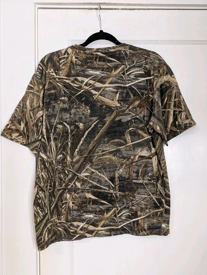 Game Winner Men’s Camo T-Shirt Medium 100% Cotton Short Sleeve Hunting Shirt - Image 3 of 4