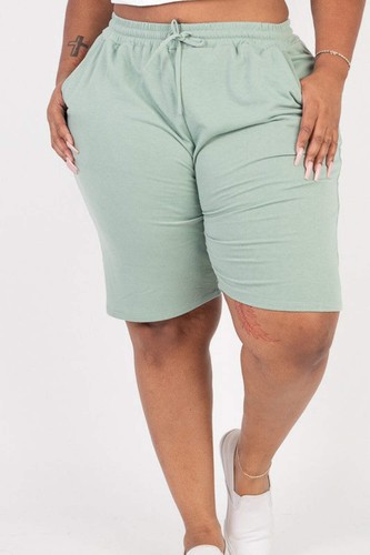Bermudas Capella Plus French Terry Cintura Elástica Cordón 6 Colores - Imagen 26 de 29