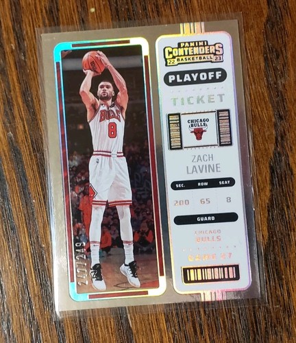 247/249 SP ZACH LAVINE 2022-23 CONTENDERS #42 PLAYOFF TICKET CHICAGO BULLS