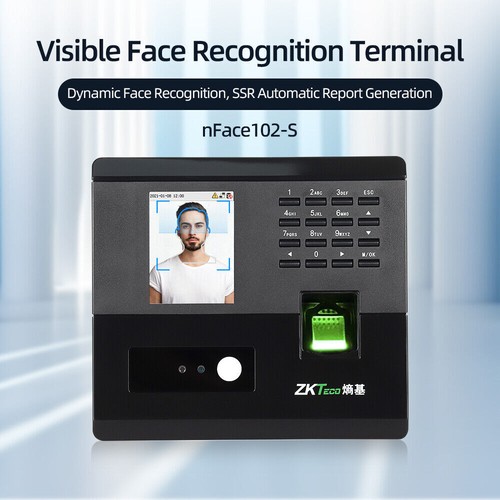 ZKteco nFace102-S ID Card Fingerprint Facial Recognition Time Attendance Machine - Picture 16 of 24
