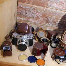 Voigtlander Prominent Camera German and Accessories