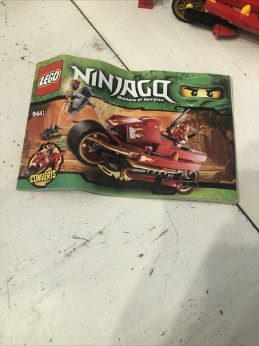 9441 LEGO Ninjago Kai's Blade Cycle (100% Complete) Manual And Box NICE!! - Picture 10 of 10