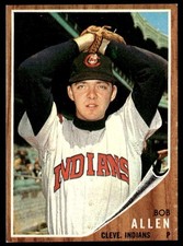 1962 Topps #543 Bob Allen   Baseball Cleveland Indians
