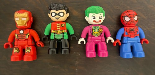 Lego Duplo Marvel Super Hero Konvolut Joker Robin Iron Man Spiderman