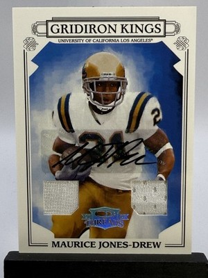 2007 Donruss Threads College Gridiron Kings Maurice Jones-Drew Patch Auto (MEM)