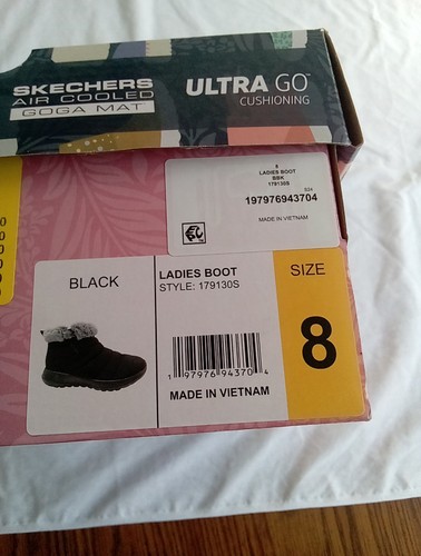 Skecher's Women's Go Walk On-the-Go Walking Boots Black Size 8 Shoes New in Box - Picture 9 of 13