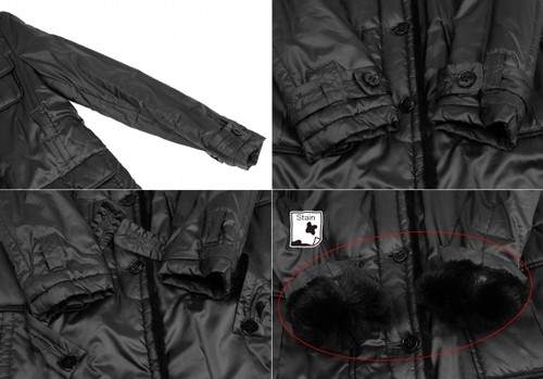 Theory Rabbit Fur Padding Coat Size 2(K-125189) - Picture 5 of 12