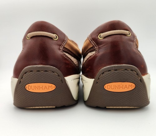 Dunham Captain Men's Size 13 E Boat Shoes Brown Leather Non-slip Comfort - Picture 8 of 10