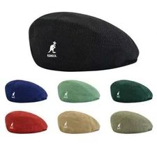 Kangol 504 Ventair Beret Hat Summer Breathable Flat Cap Woven Casual Newsboy Hat
