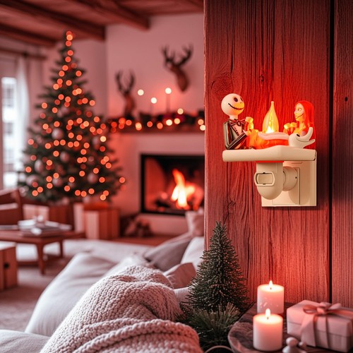 Nightmare Be Christmas Campfire Night Light,Nightmare Christmas Lights Plug i... - Bild 7 von 7