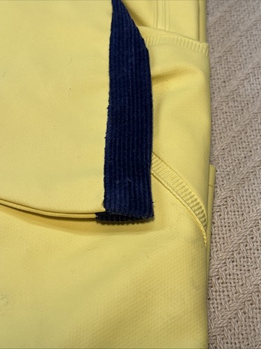 Impermeable Rainfair 2100-8000 Vintage Amarillo con Borde Azul Marino PVC/POLIÉSTER TALLA XL - Imagen 10 de 10