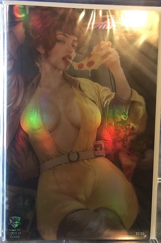 Jessi Zombie Hunter #2 Shikarii April O'Neil Patreon LÁMINA Bonita-Traviesa-N*de 22/55 - Imagen 2 de 16