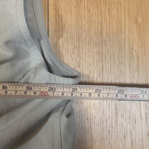 Vintage Columbia Vest Mens Medium Khaki Titanium Omni Dry Pocket Safari Fishing - 第 9/11 張圖片