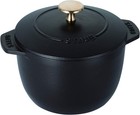 staub "La Cocotte de GOHAN Black M 16cm" Rice Pot 2 Cup Cast Enamel Pot IH Compa