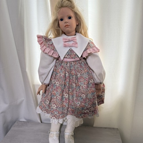Hildegard Gunzel “Iris” Blonde 24" Doll Vinyl Signed Limited Edition 832 NO BOX