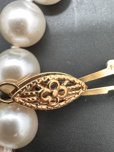 R.H. Macy & Co. Fine Jewelry Pearl 14K Gold Necklace - Picture 6 of 9