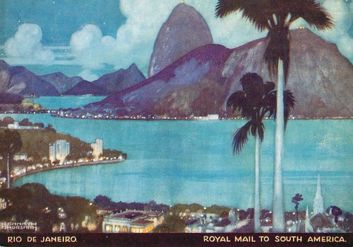 RIO DE JANEIRO - ROYAL MAIL LINES POSTCARD - ROYAL HOTEL DUNDEE