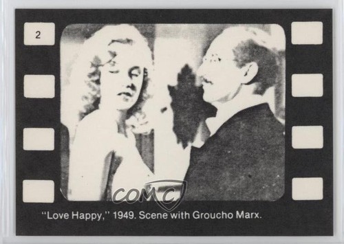 1963 NMMM Marilyn Monroe Love Happy 1949 Szene mit Groucho Marx #2 0a6