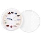  Agate Stones Wall Clock Mineral Stones Ornaments Desktop Stone Decor For