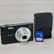 Sony Cyber-Shot DSC-W800 Compact Digital Camera 20.1 MP 5x W 16gb SD  charger