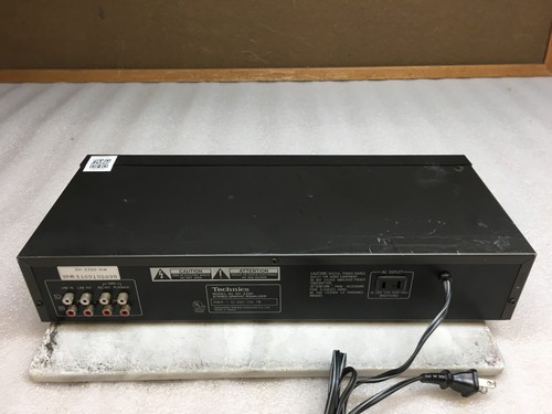 Ecualizador gráfico estéreo de 2 canales Technics SH-Z500-KM 7 bandas 120 V negro probado - Imagen 6 de 7