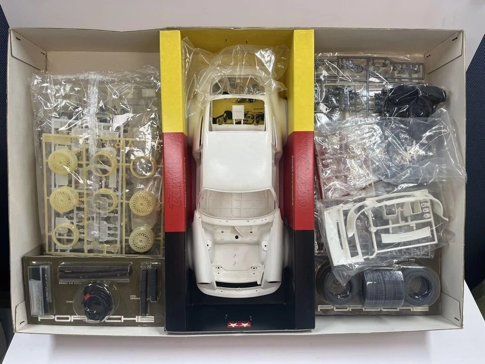 Tamiya Porsche 934 Plastic Model Kit Unassembled with Parts and Decals Japan - Image 2 of 4