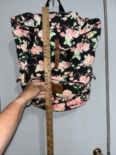 Mochila Bolso Libro Vintage Victoria's Secret Lona Rosa Floral Noche Fin de Semana - Imagen 16 de 17