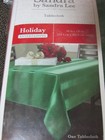 ""SHINY GREEN TABLECLOTH"" - COLOR CHANGING - 60 X 120 - NEW IN PACKAGE