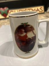 Coca Cola Collector's Edition Christmas Mug Coffee Cup Santa Claus 1996