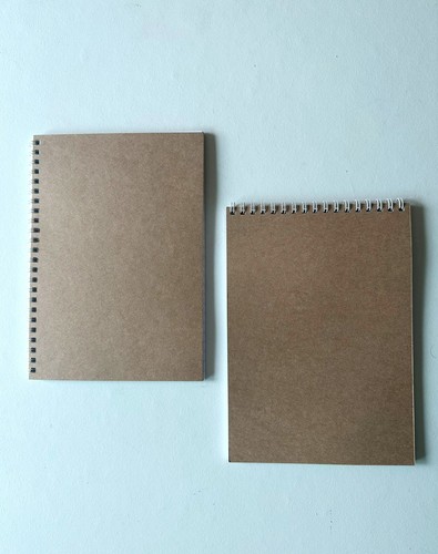 WIRO BINDING NOTEBOOK LINED A5 PLAIN OR RULED  PORTRAIT AND LANDSCAPE - Picture 7 of 11