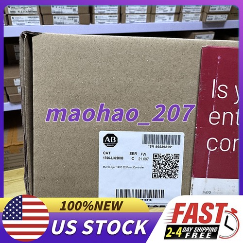 New Allen Bradley 1766-L32BXB MicroLogix 1400 32 Point Controller Fast Ship - Picture 1 of 5