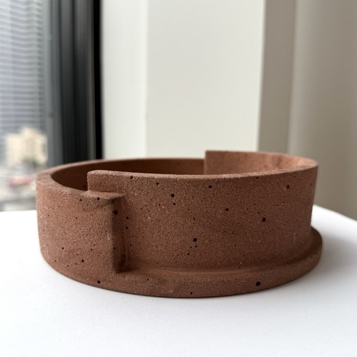 Alice Tacheny Concrete Pottery Table "Slab" Bowl 6 1/2" x 2" Marin County, CA - Picture 4 of 10