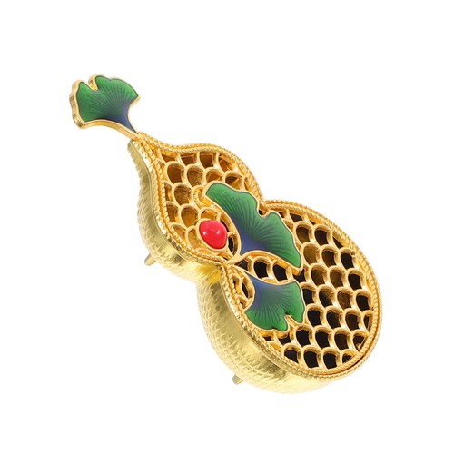  Bruciatore a sfera di incenso Bruciatore a cono di incenso con coperchio a - Foto 3 di 12